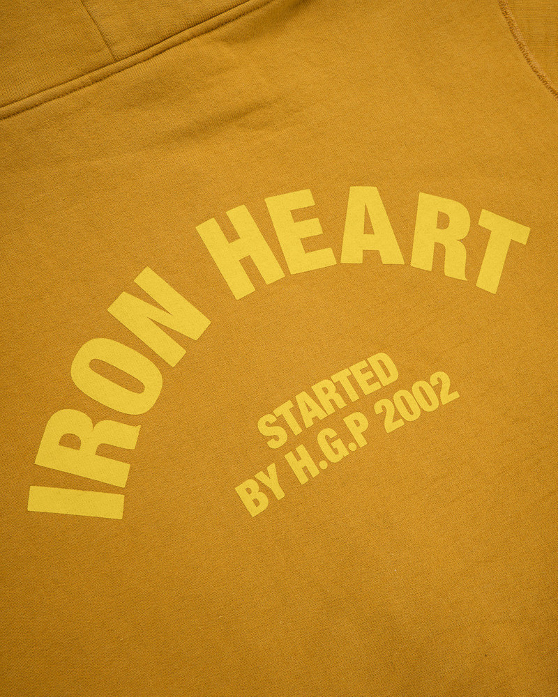 IHSW-81L-MUS PRINTED 14OZ ULTRA HEAVYWEIGHT LOOPWHEEL COTTON ZIPPERED HOODIE - MUSTARD 7