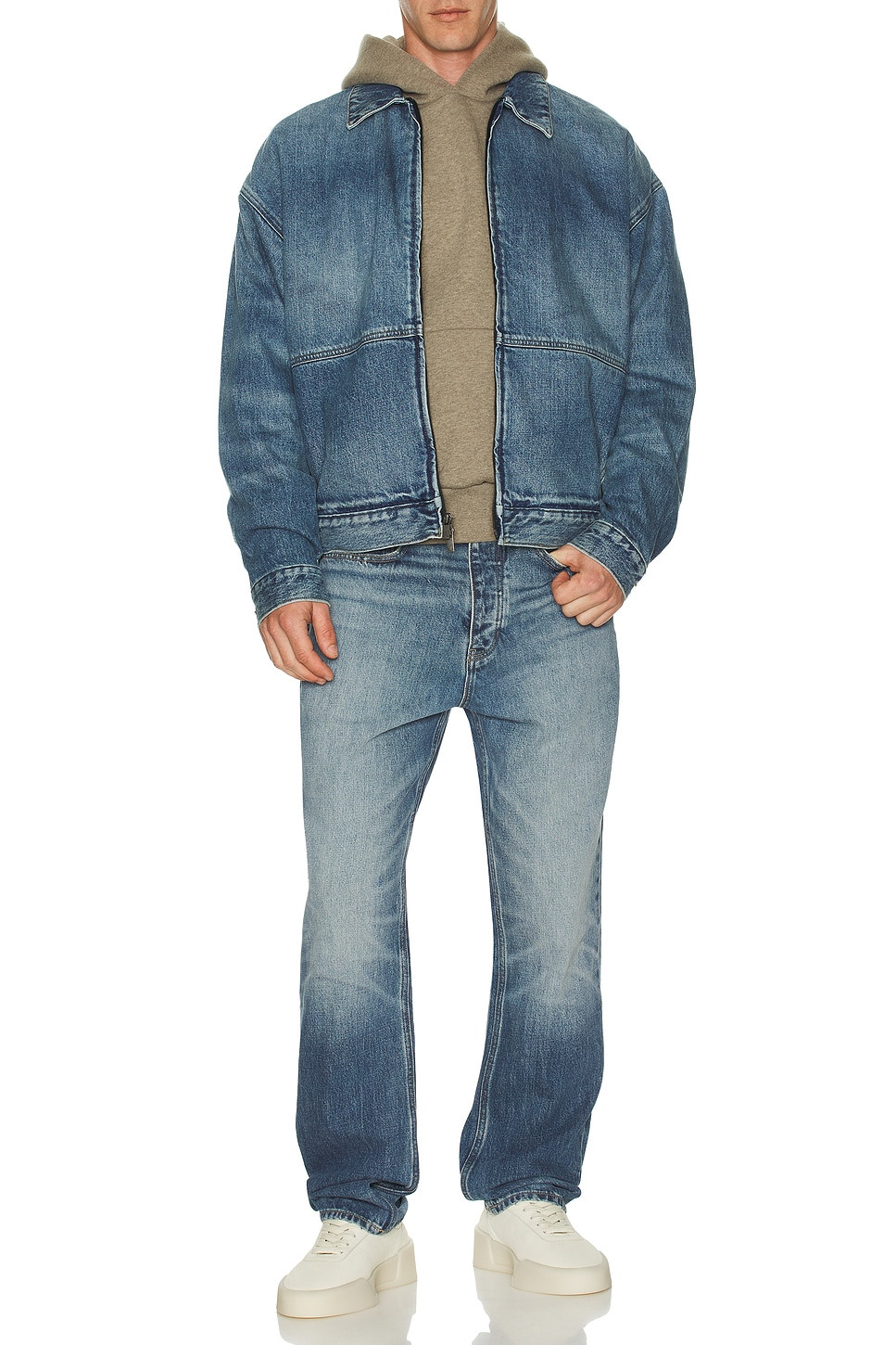 Denim Trucker Jacket - 5