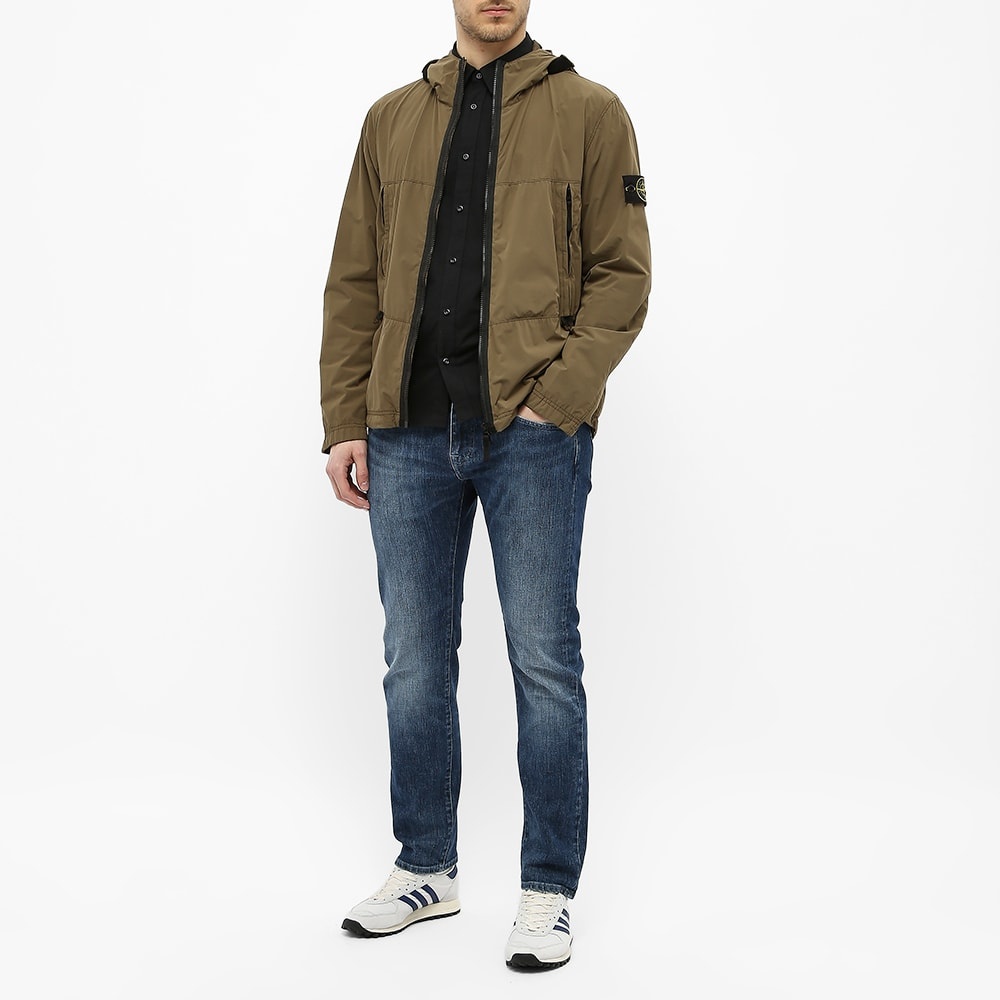 Stone Island Nylon Garment Dyed Hooded Jacket - 7