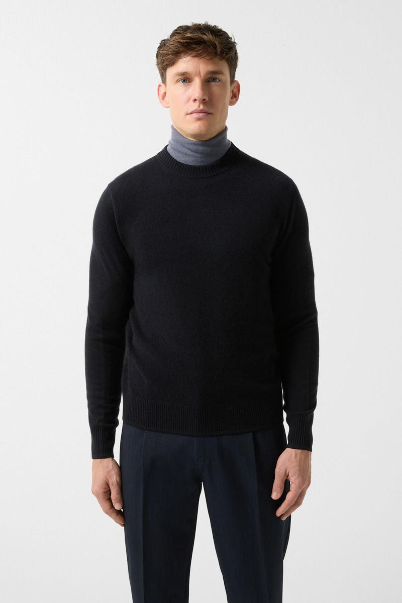 Brendon cashmere sweater in Navy blue 2