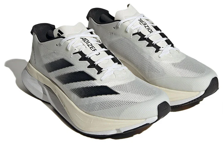 adidas Adizero Boston 12 \'Cloud White/Core Black/Night Metallic\' ID4236 Adidas Adizero Boston 12 Cloud White Core Black Night  main image 2