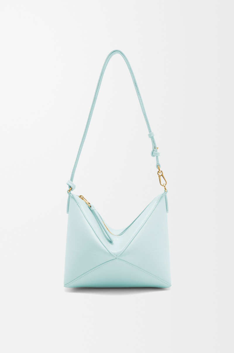 Puzzle Fold pouch in shiny nappa calfskin 1