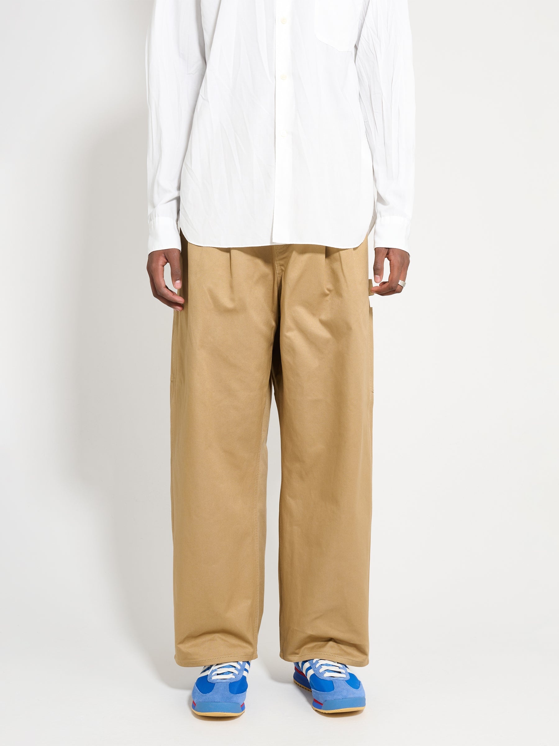 JUNYA WATANABE MAN X CARHARTT WIP COTTON TWILL PANTS BEIGE - 2