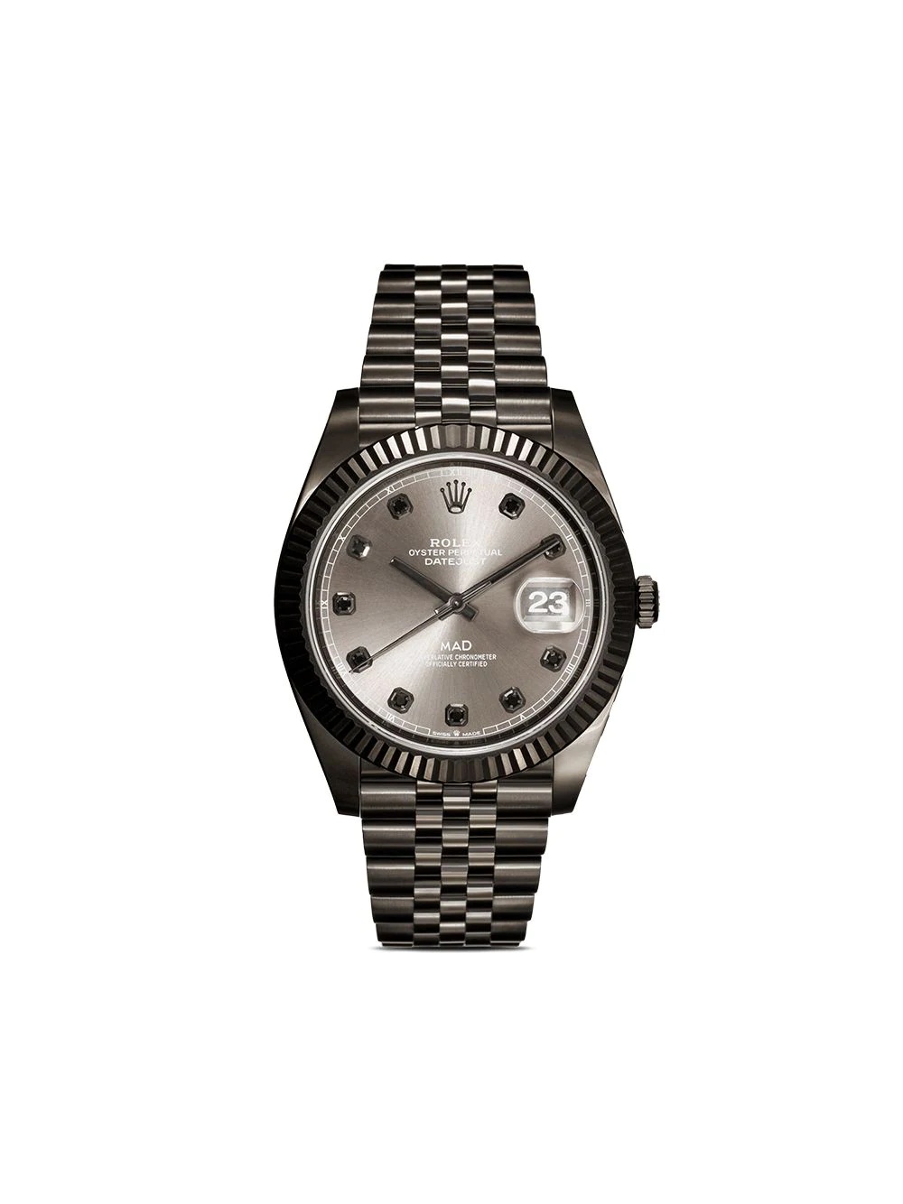 customised pre-owned Rolex Datejust watch - 1