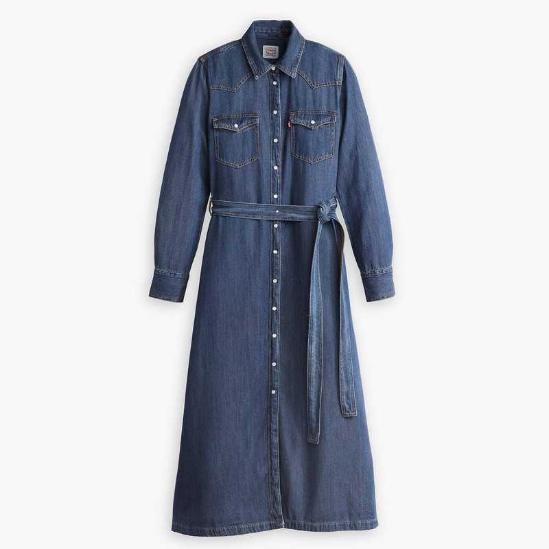 QUINNEY DENIM DRESS 1