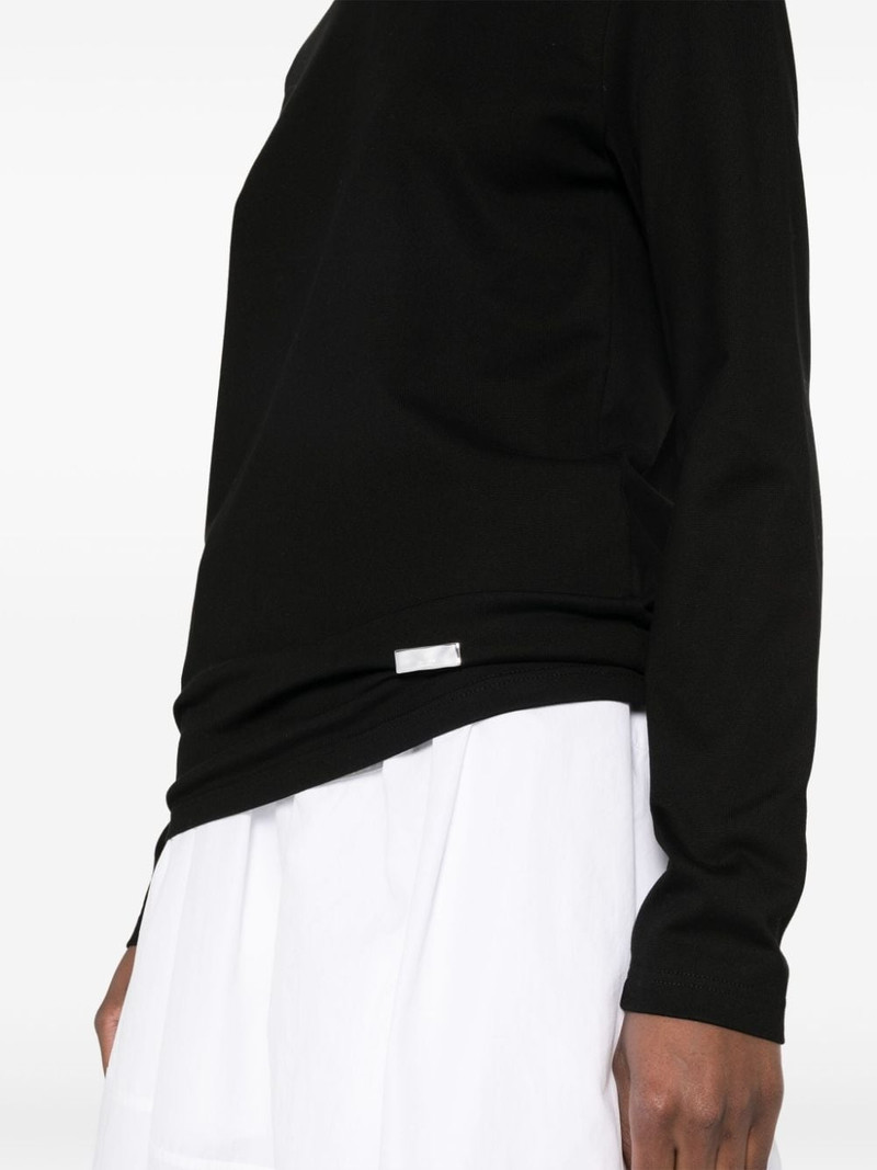 logo-plaque cotton T-shirt 5