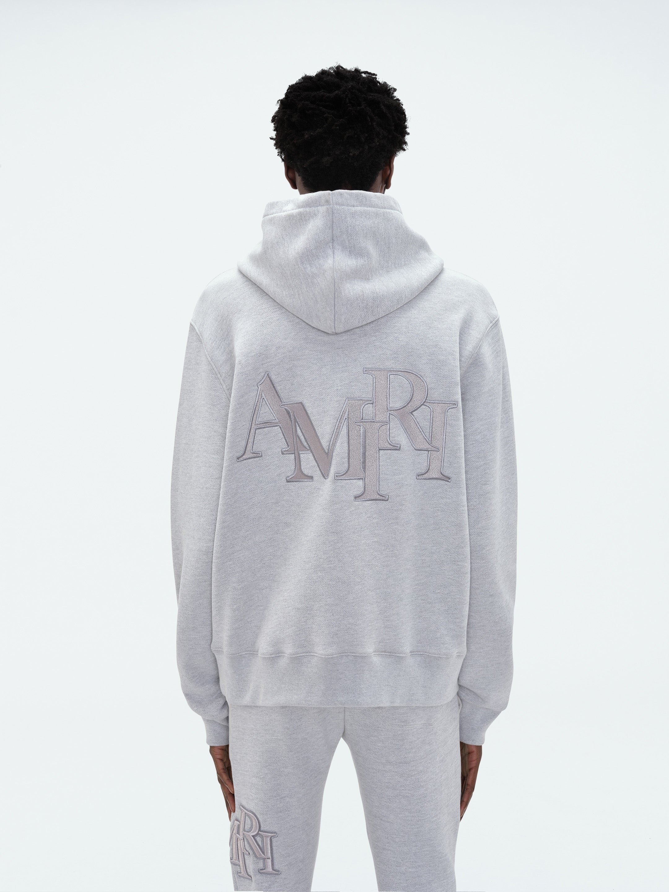 AMIRI AMIRI STAGGERED HOODIE | REVERSIBLE