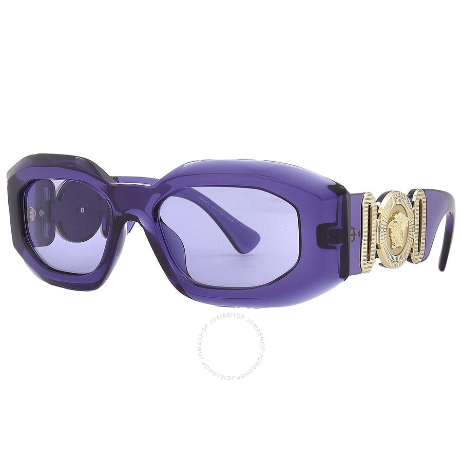 Versace Violet Irregular Men's Sunglasses VE4425U 54191A 53 - 5