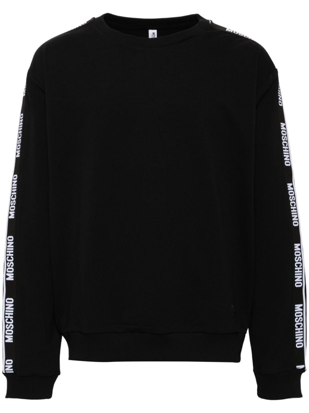 logo trim sweatshirt - 1