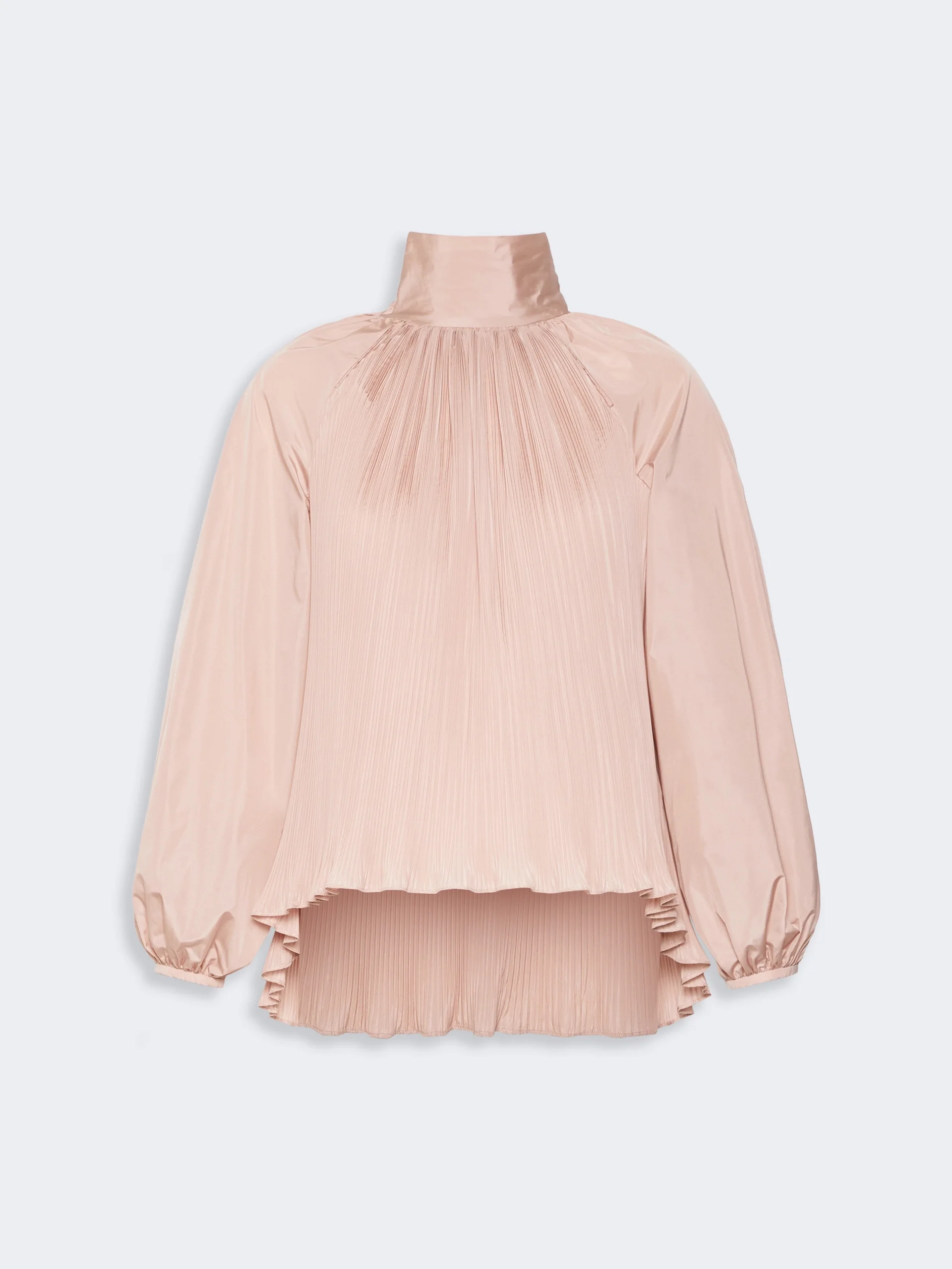 VALLE Silk taffeta blouse - POWDER - 1
