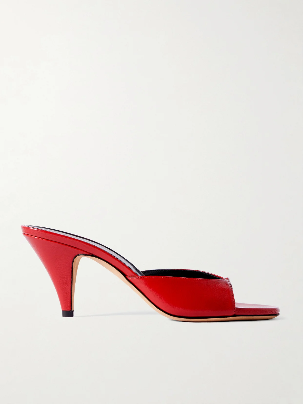 Haze Leather Mules - 1