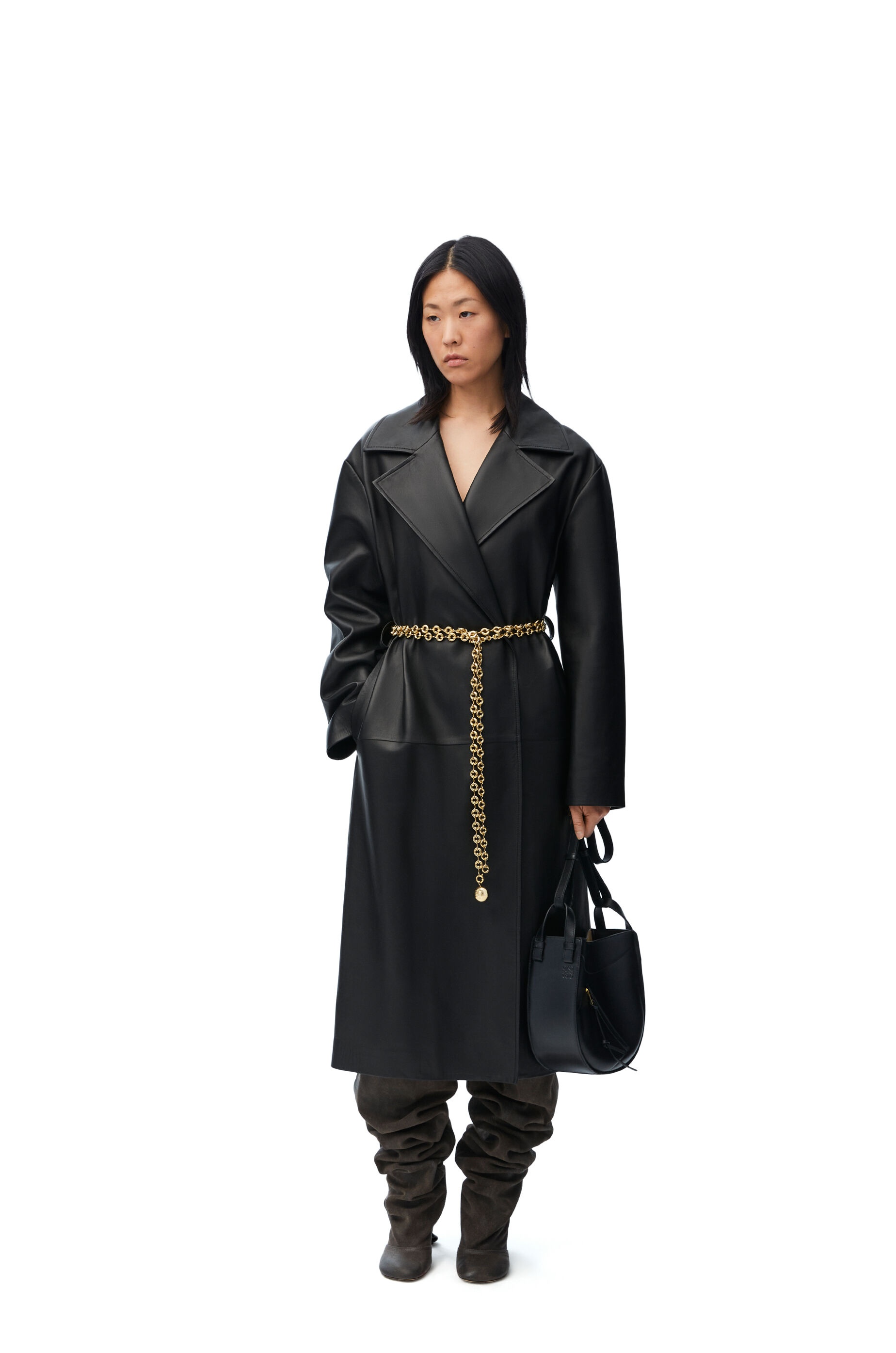 Chain coat in nappa lambskin - 2