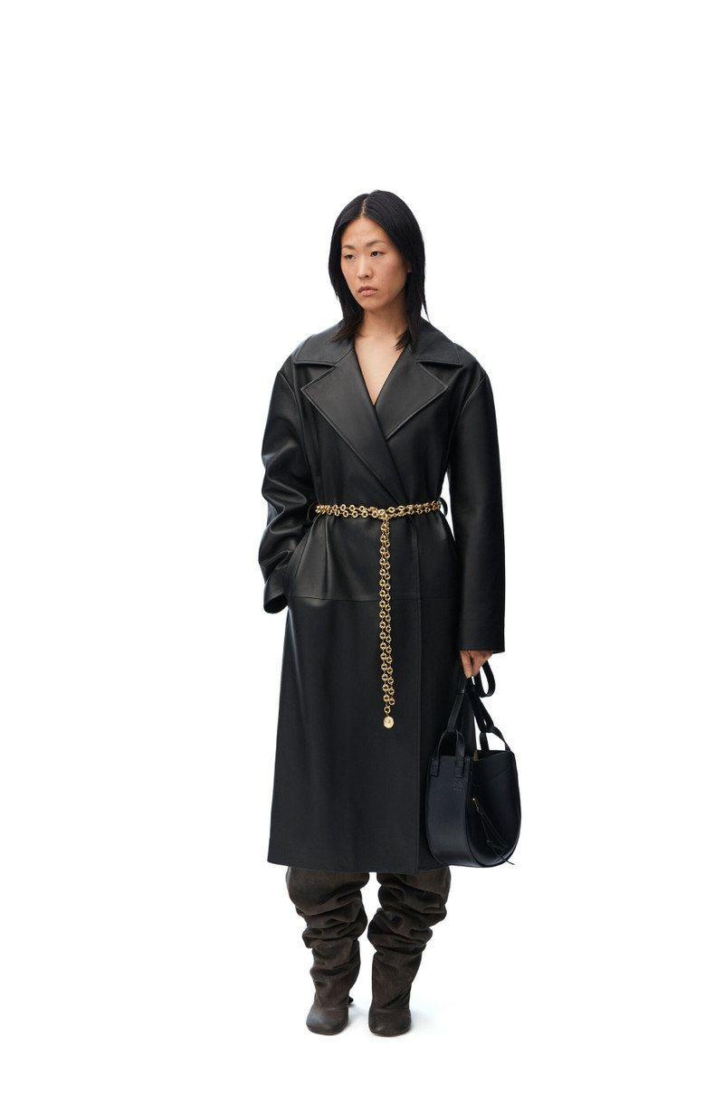 Loewe Chain coat in nappa lambskin outlook
