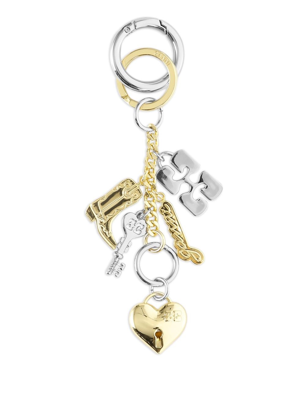 two-tone keyring - 2
