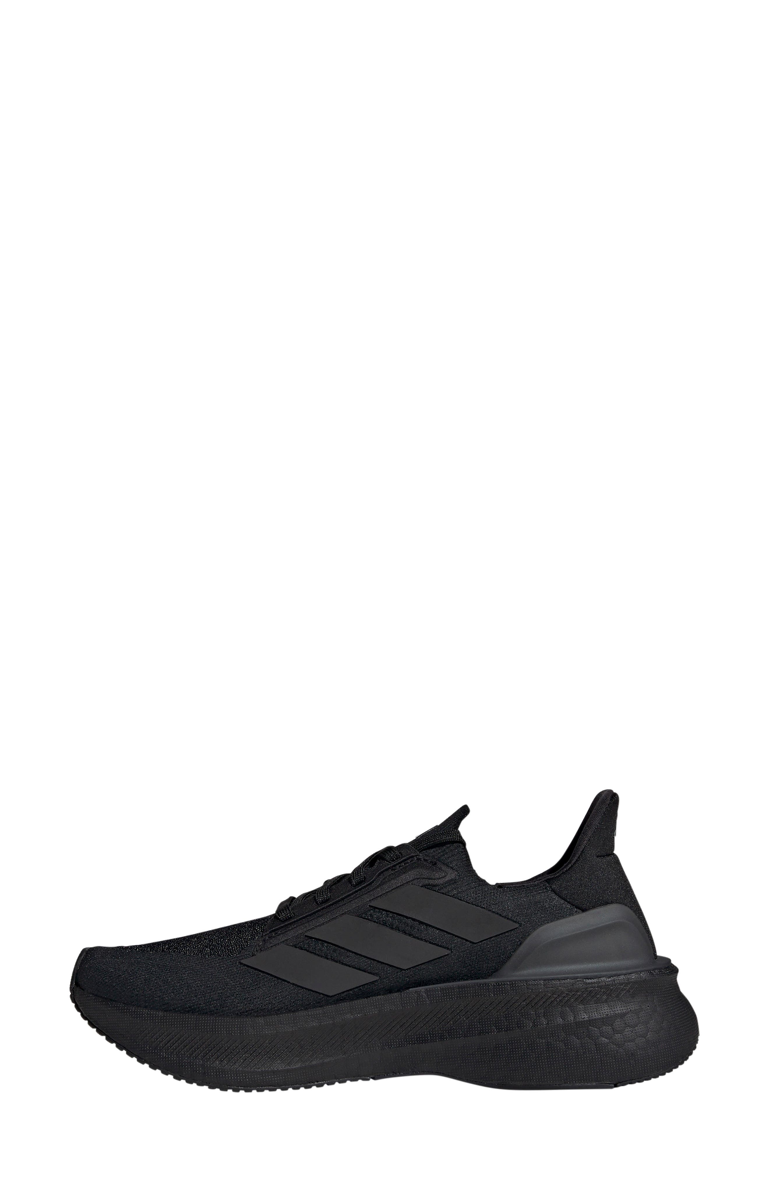 adidas Ultraboost 5 Running Shoe in Black/Black/White at Nordstrom - 6