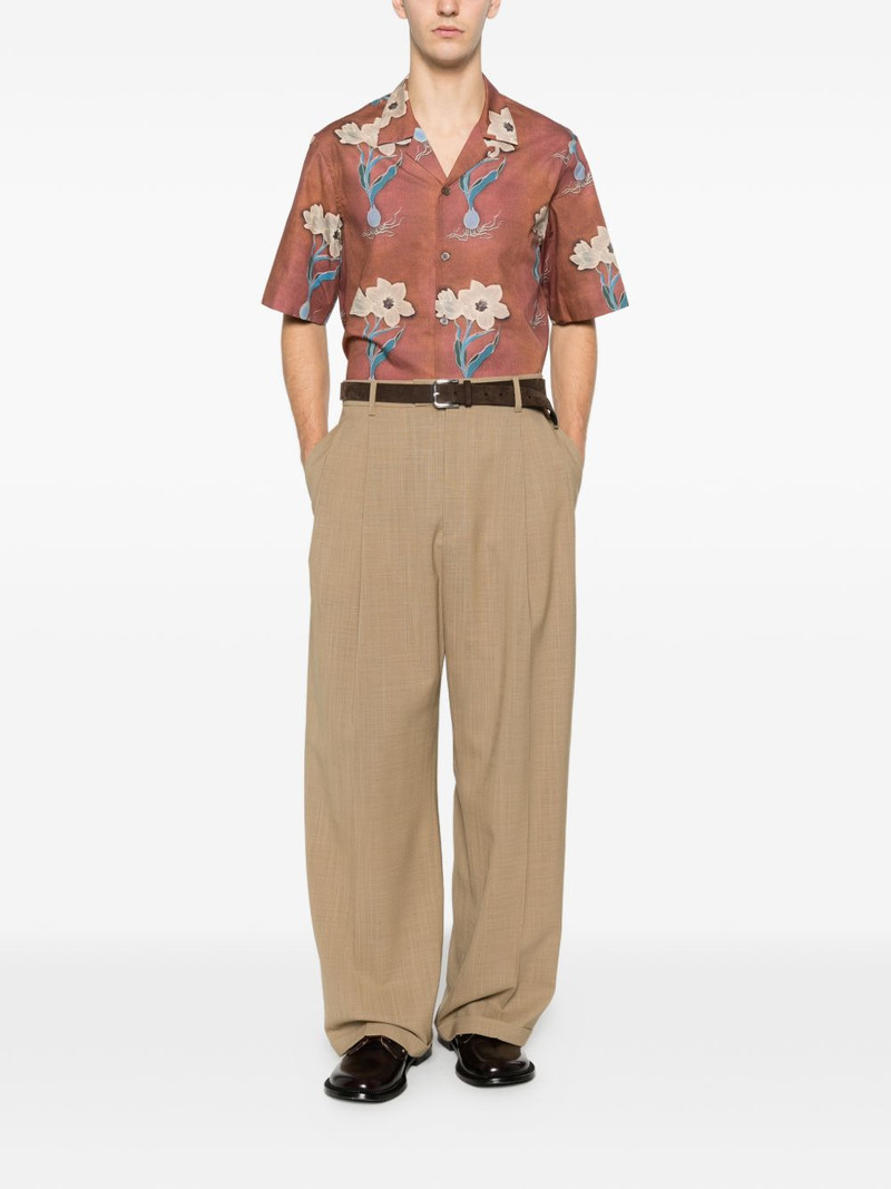 Paul Smith floral-print short-sleeve shirt outlook