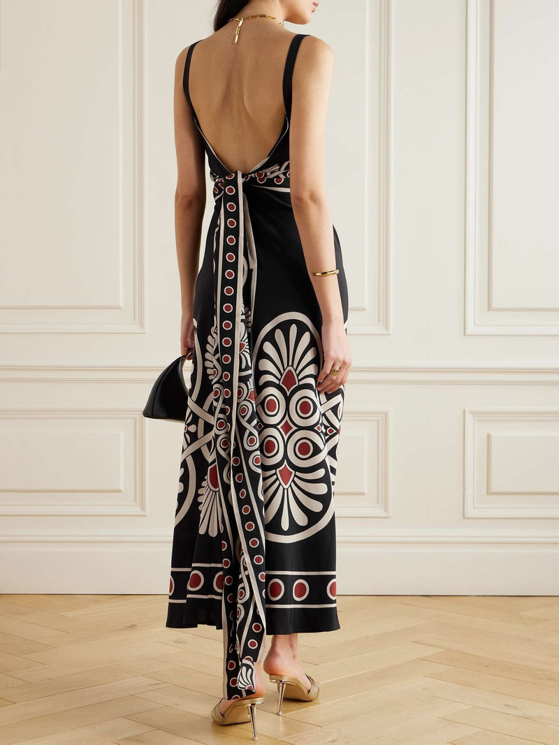 Slip-Around printed silk-crepe de chine maxi dress 3
