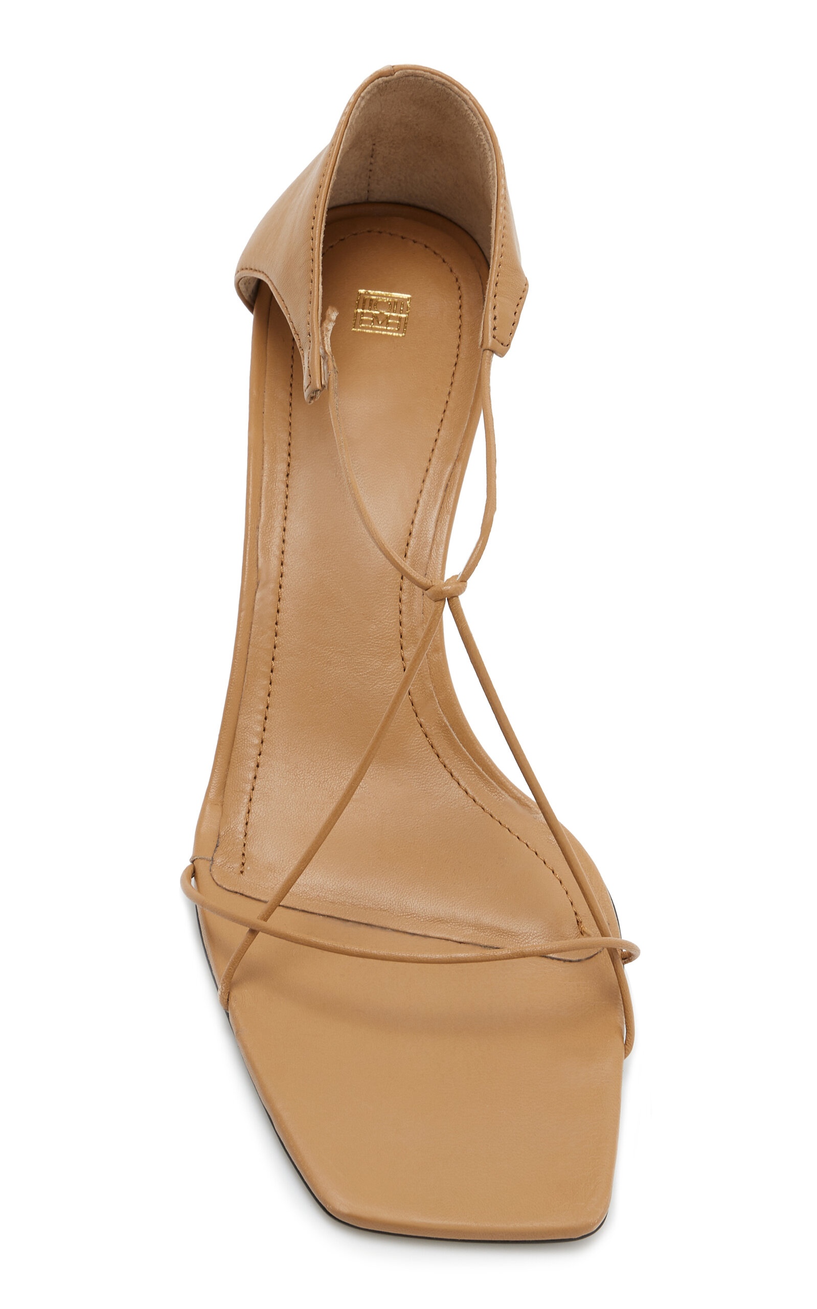 Knotted Leather Sandals tan - 3