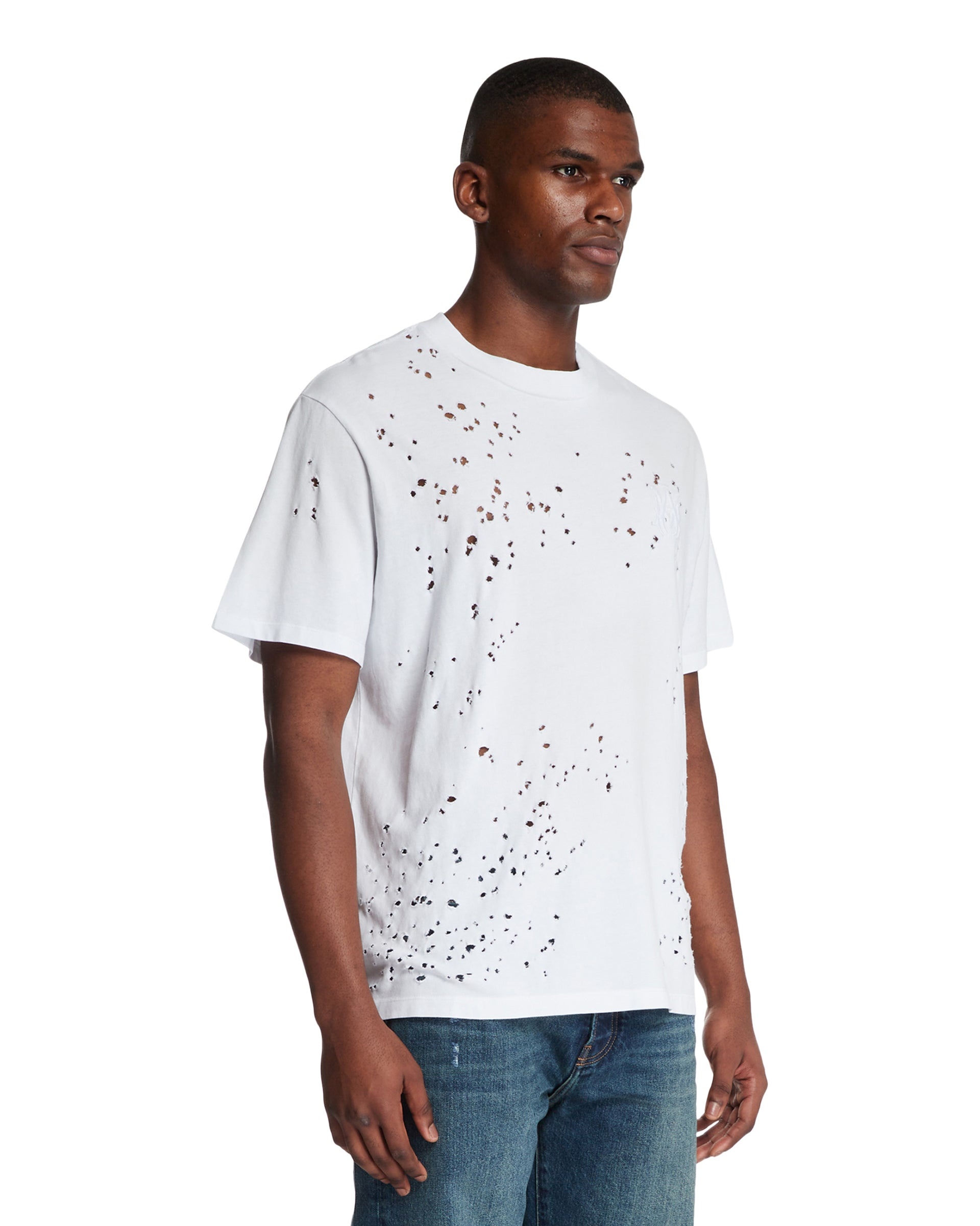 AMIRI White Logo T-Shirt | antonia | REVERSIBLE