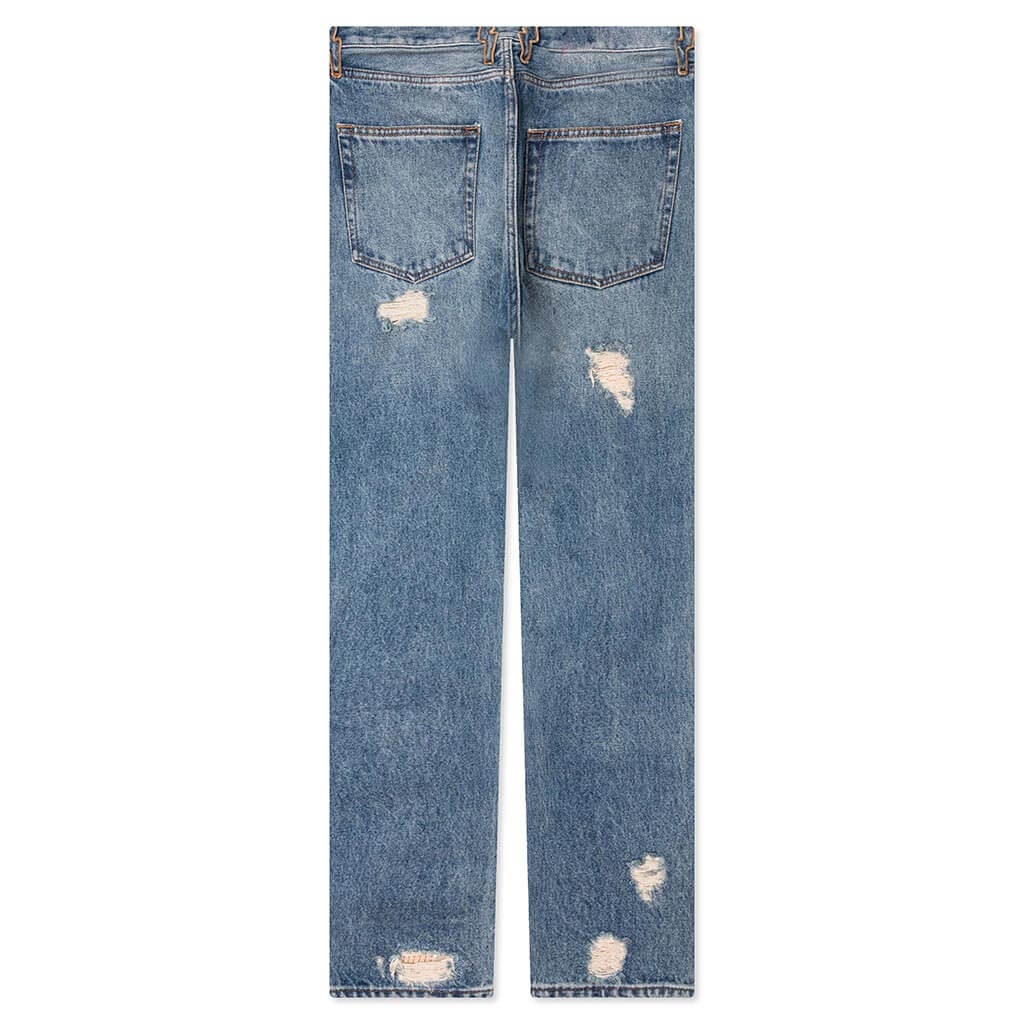 SUPER DISTRESSED DENIM - BLUE WASH - 2