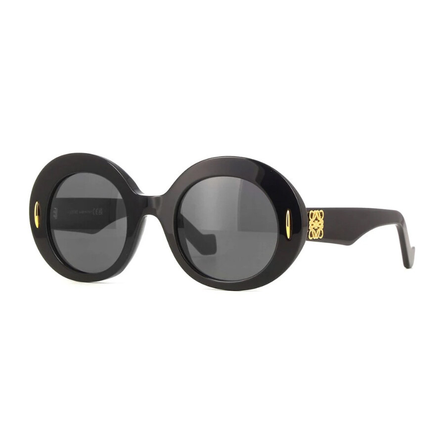 Loewe Anagram Smoke Round Ladies Sunglasses LW40146F 01A 51 - 2