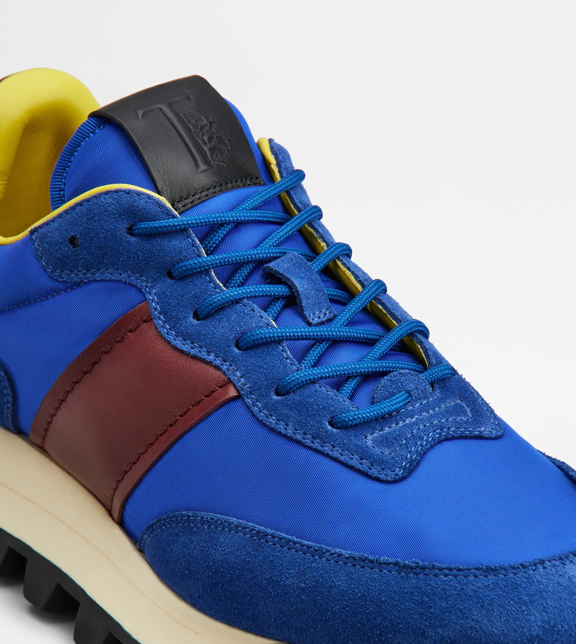 SNEAKERS TOD'S 1T IN SUEDE AND FABRIC - BLUE, BURGUNDY - 6