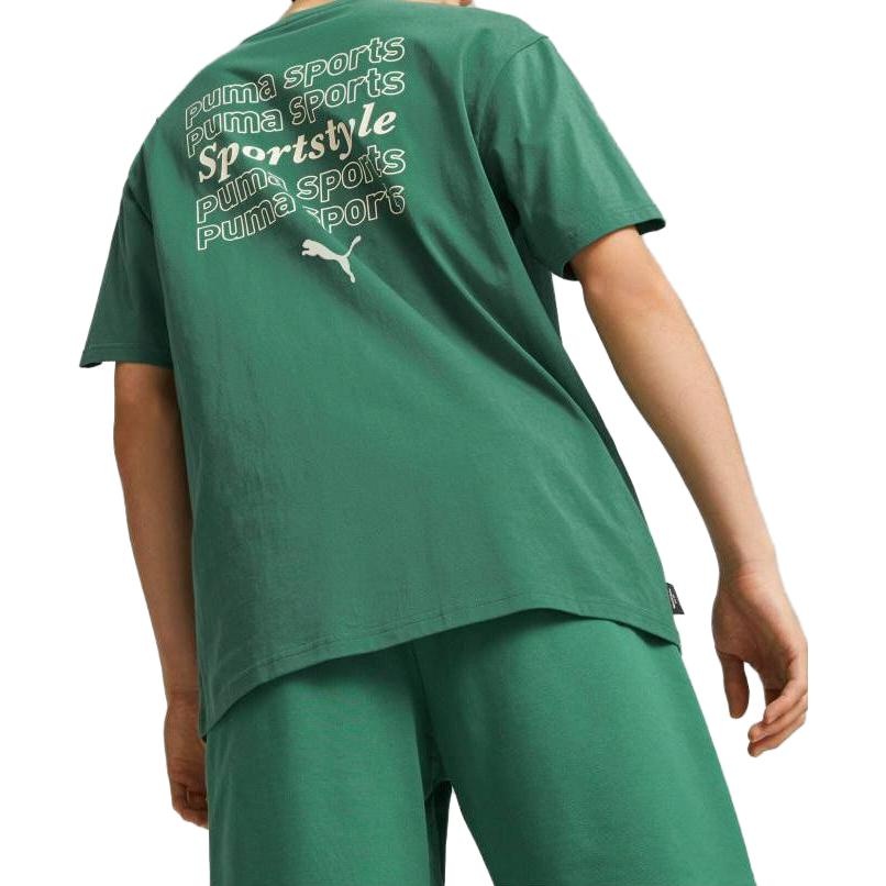 PUMA Casual T-Shirt 'Green' 622536-37 - 4