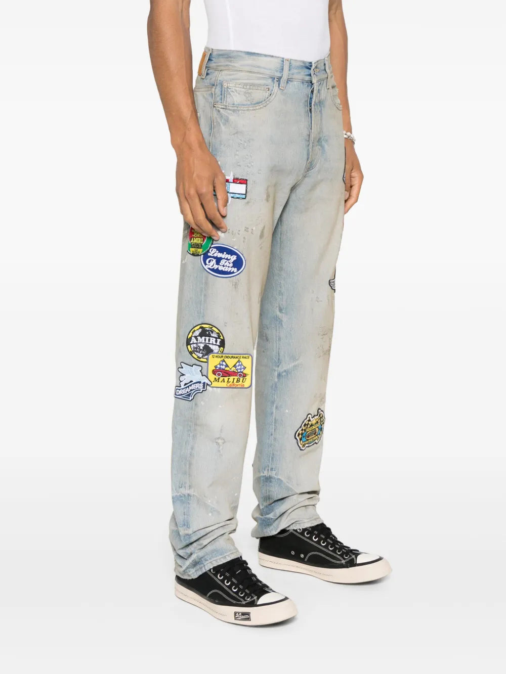 Station Patch Straight Jeans - 3