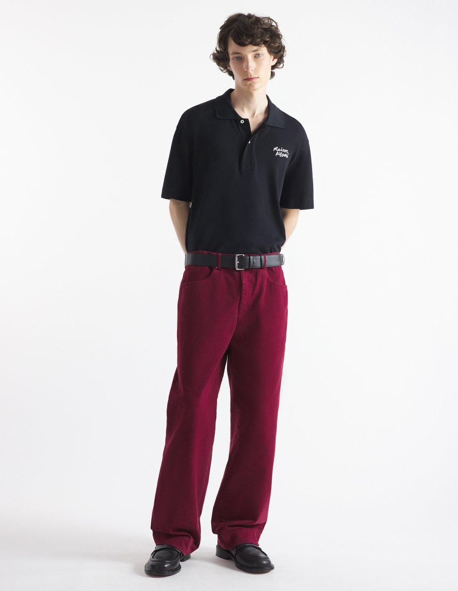 MAISON KITSUNE HANDWRITING COMFORT POLO - 2