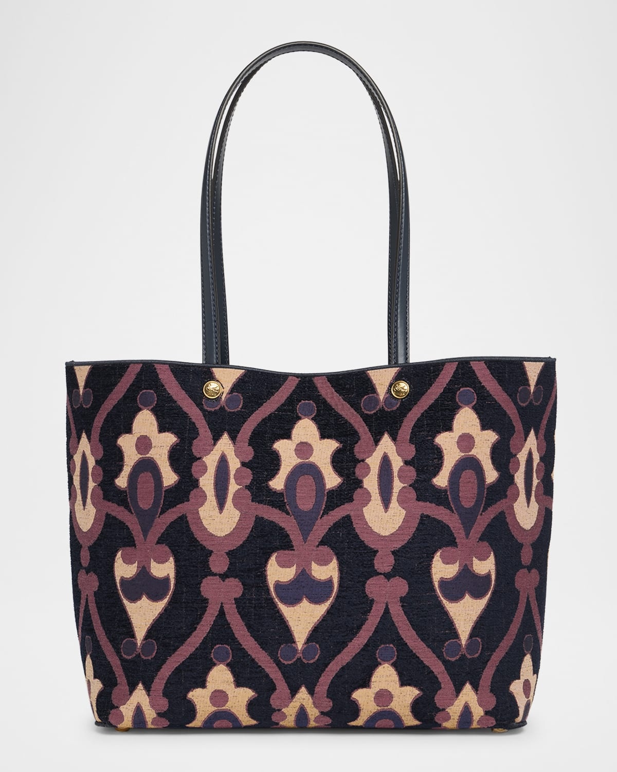 Essential Medium Jacquard Chenille Shopper Tote Bag - 1