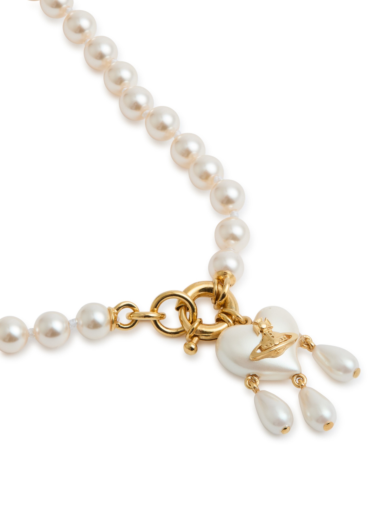 Sheryl faux pearl necklace - 3