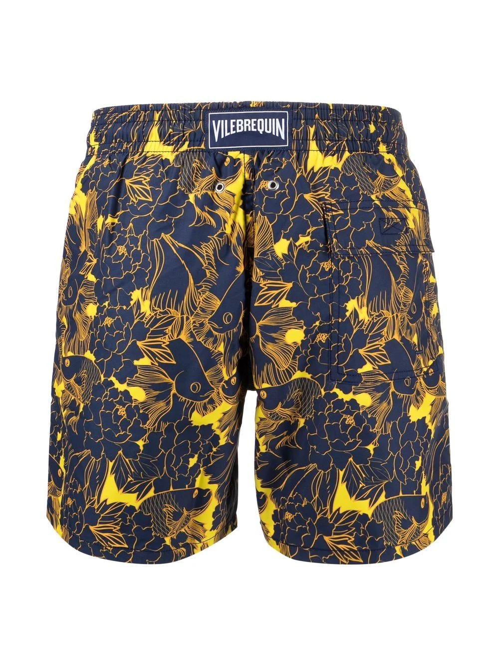 Hidden Fishes printed swim shorts - 2