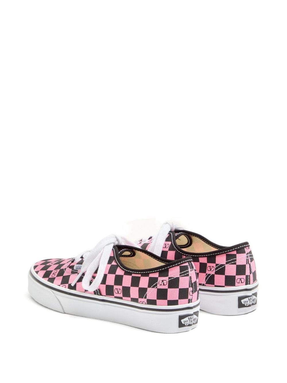 x Vans VLogo Checkerboard-print sneakers - 3