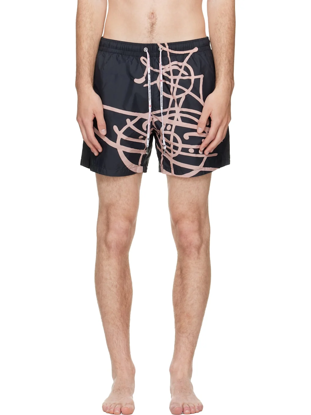 Black Surf Boxer Swim Shorts - 1
