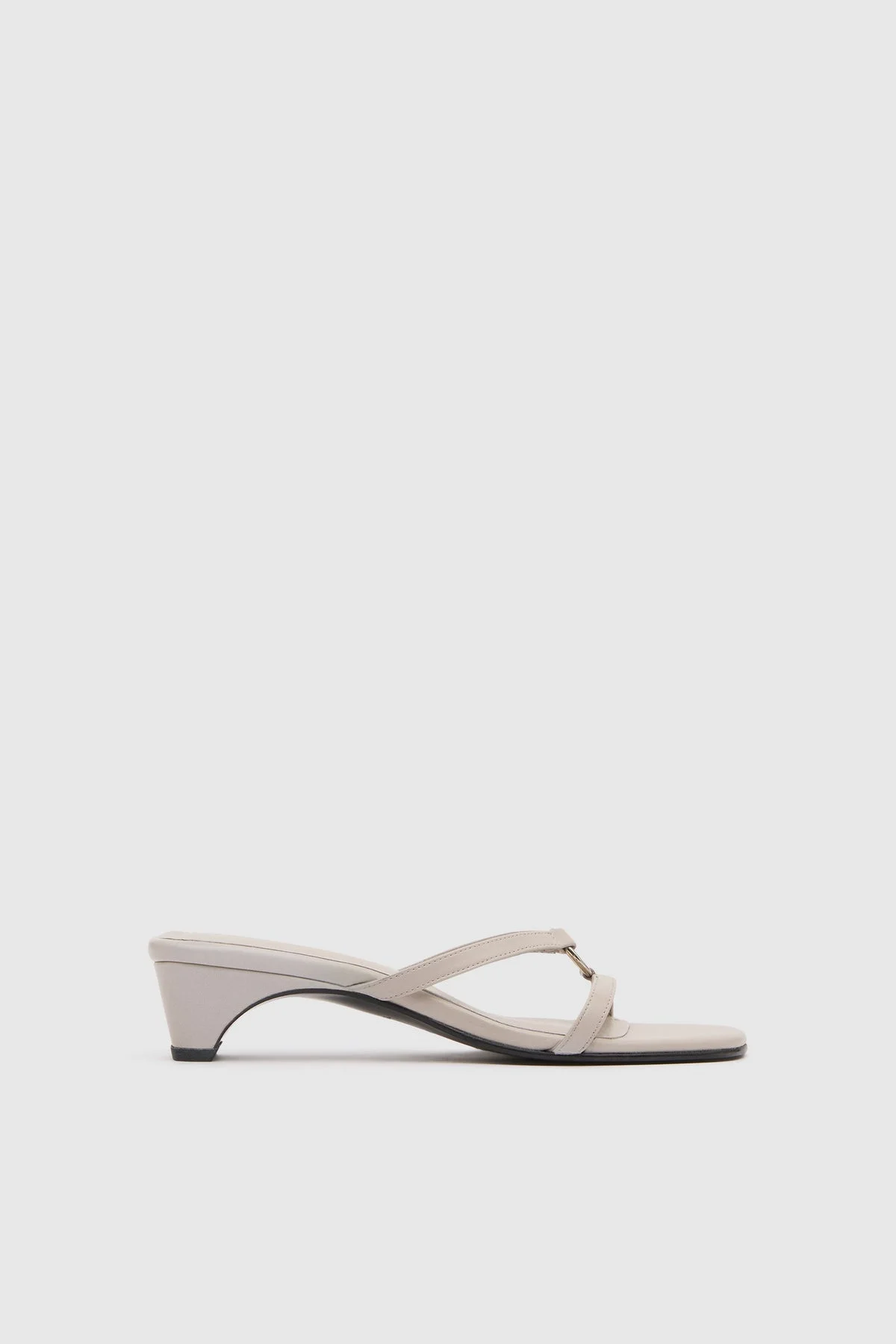Multi Strap Heel - Off White - 1