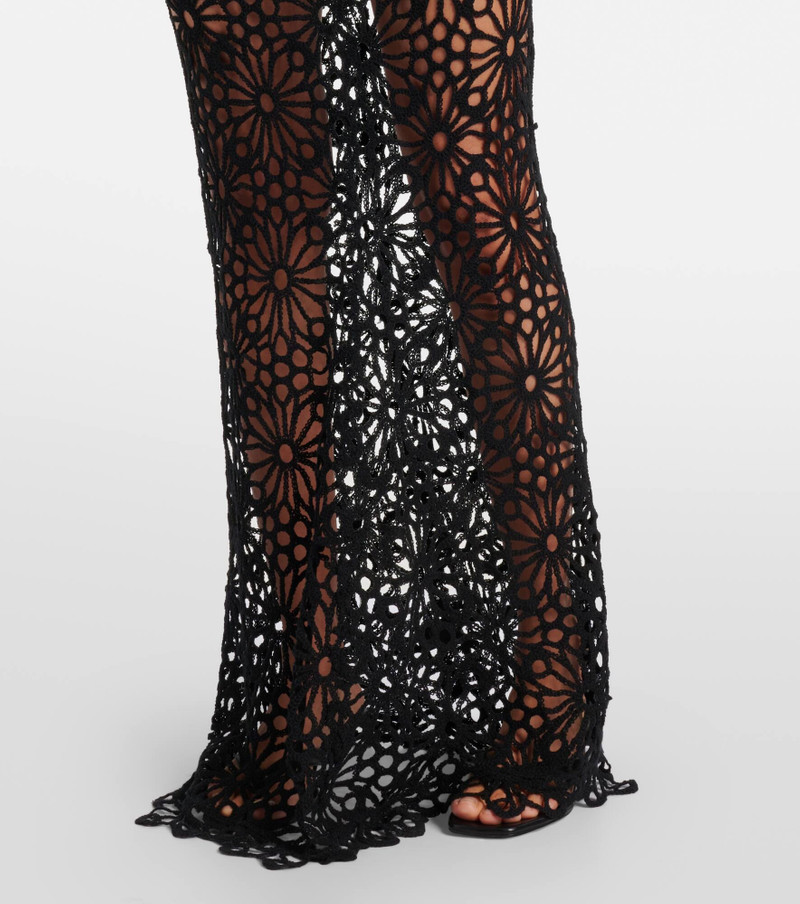 Obie cotton-blend crochet maxi skirt 5