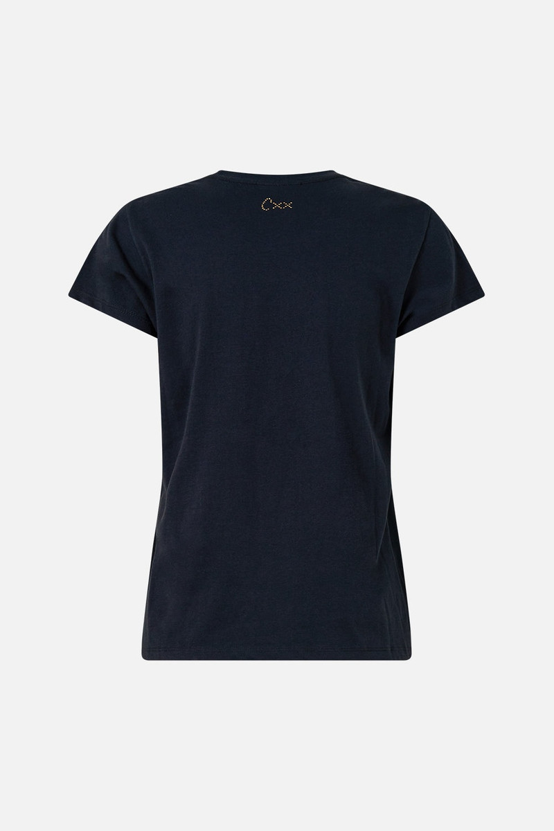 SLIM FIT ROUND NECK T-SHIRT WITH LACE 7