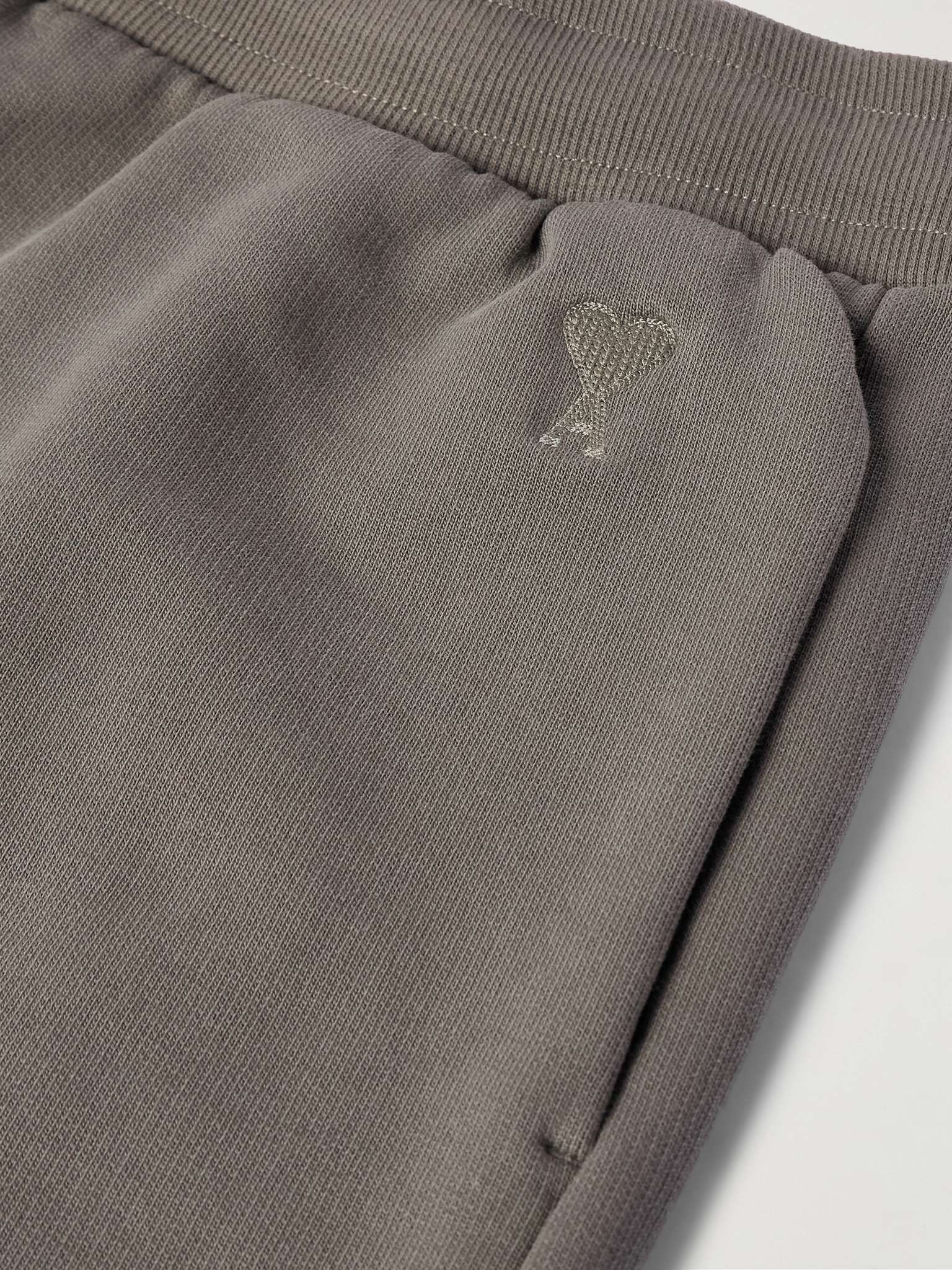 Tapered Logo-Embroidered Organic Cotton-Jersey Sweatpants - 5