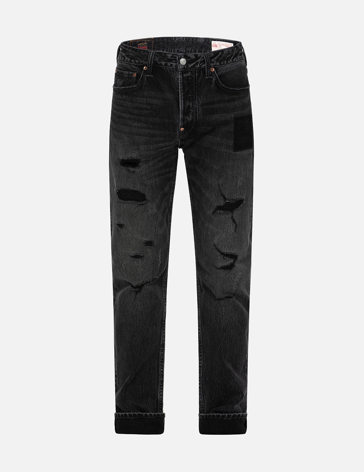 Camouflage Brushstroke Daicock Print Distressed Carrot Fit Jeans #2017 - 2