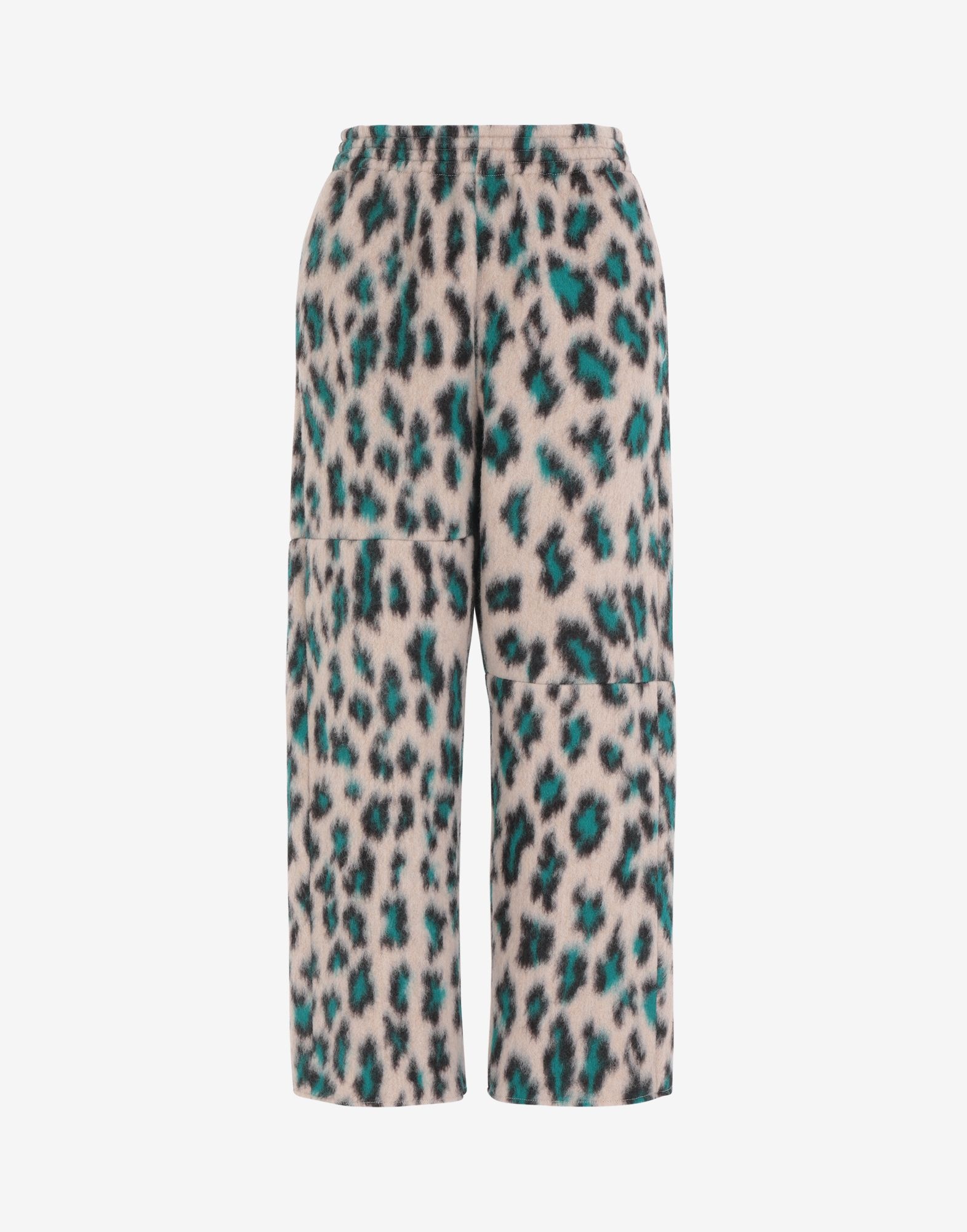 Leopard jacquard pants - 1