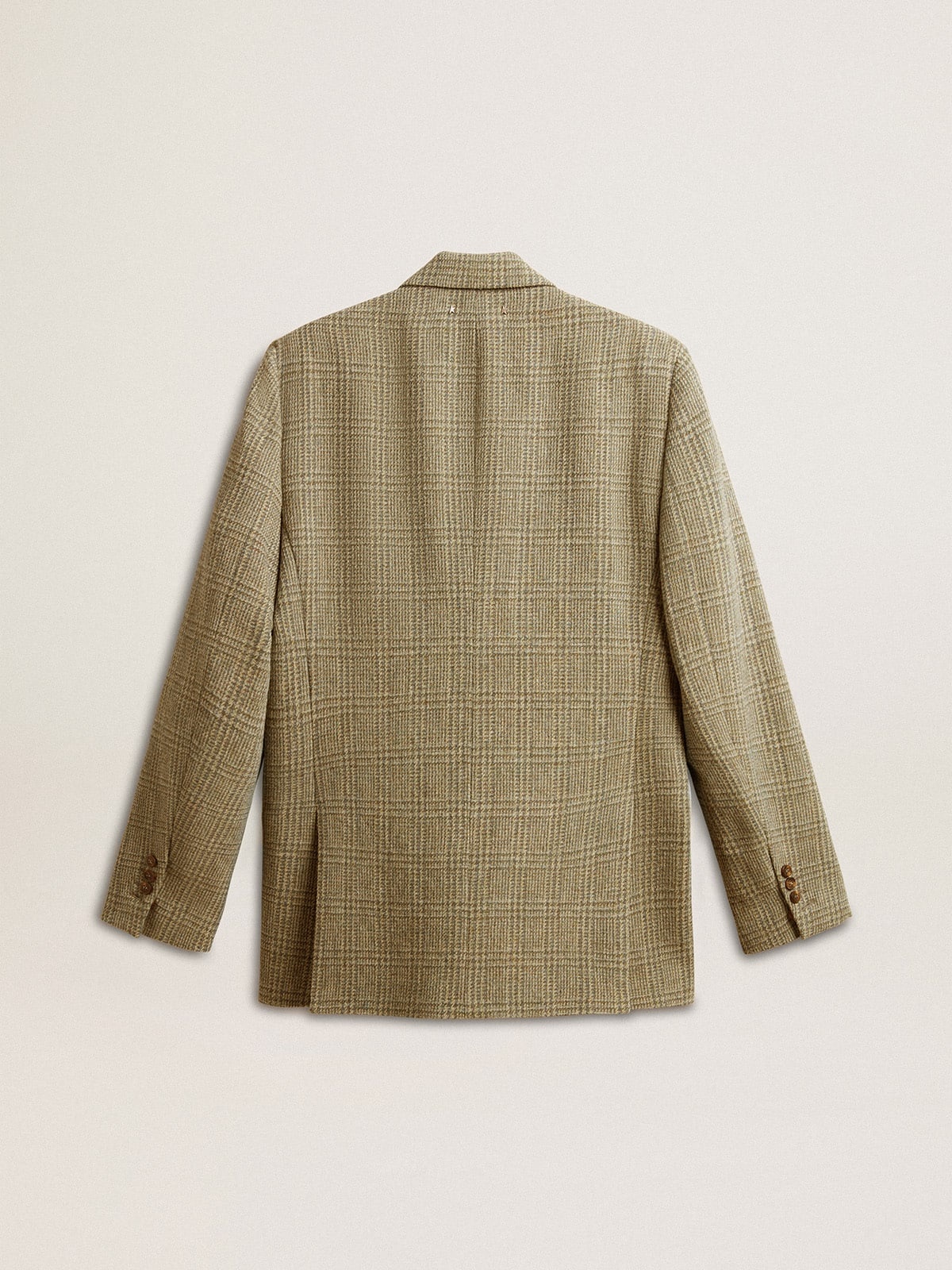 Men's double-breasted blazer in Shetland wool - 2