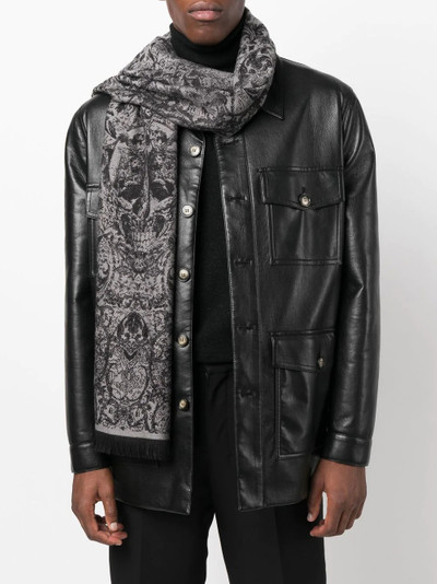 PHILIPP PLEIN patterned jacquard scarf outlook