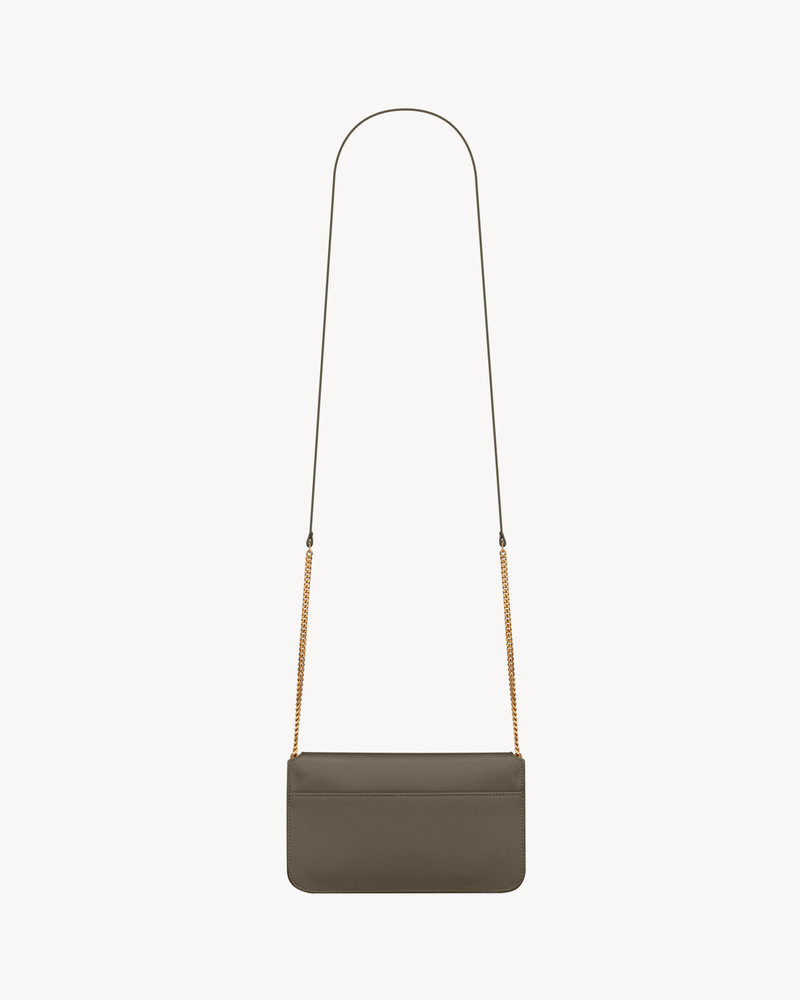 CASSANDRE PHONE HOLDER IN SMOOTH LEATHER 4