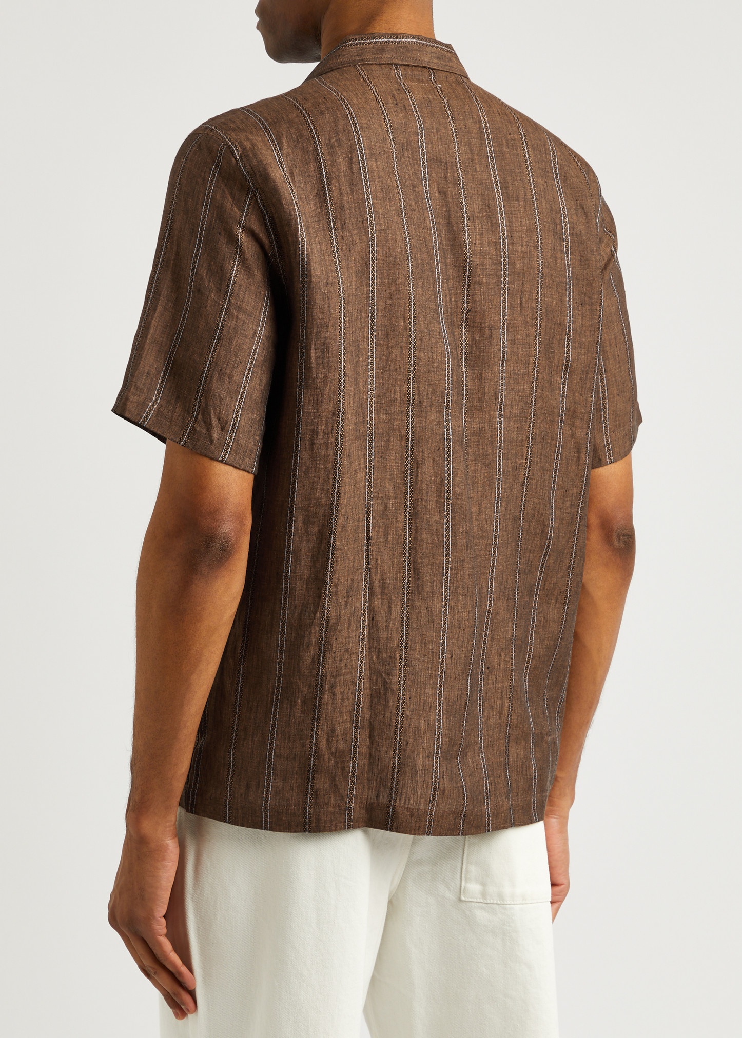 Road striped linen shirt - 3