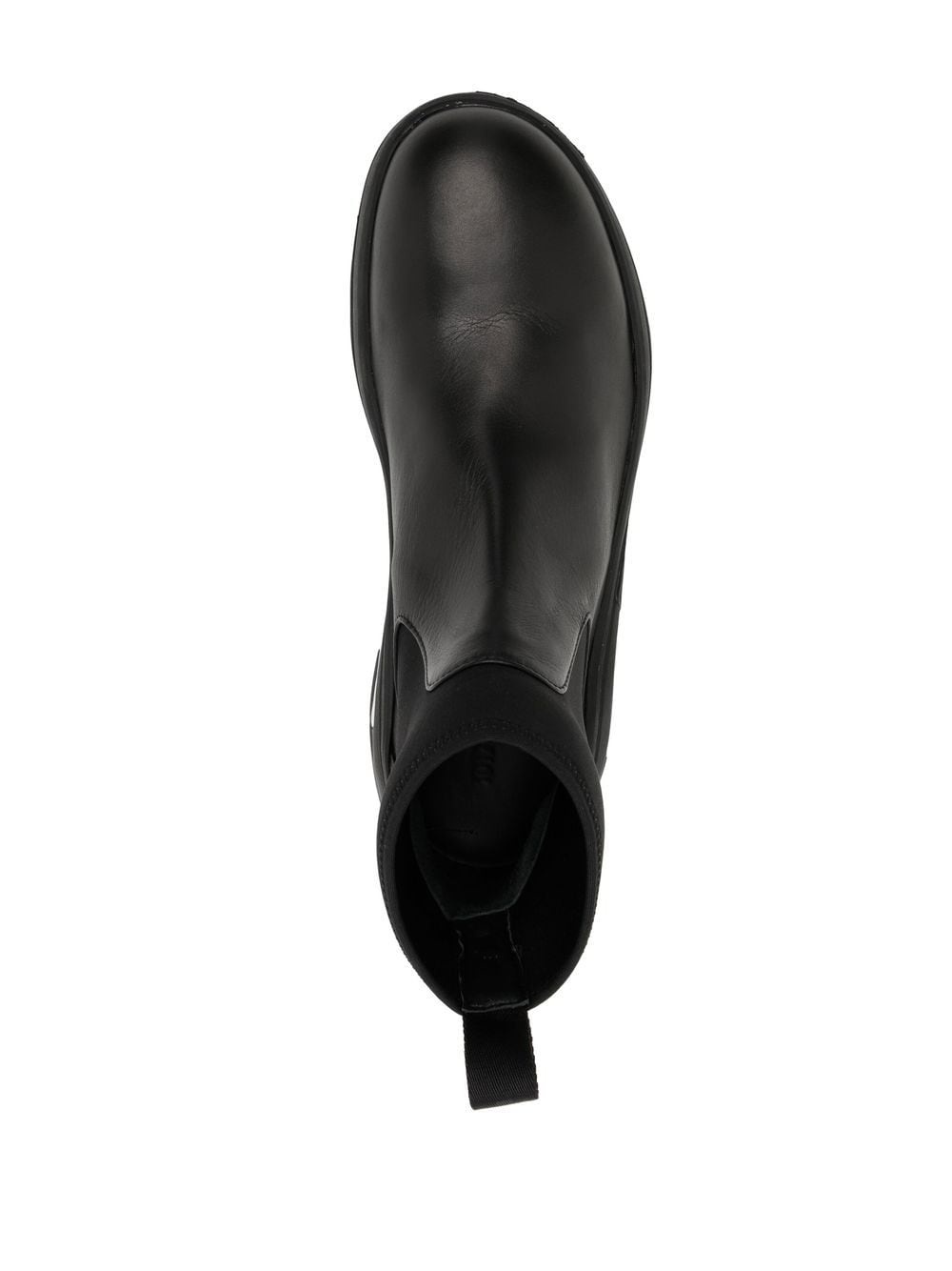 panelled chunky-sole ankle boots - 4