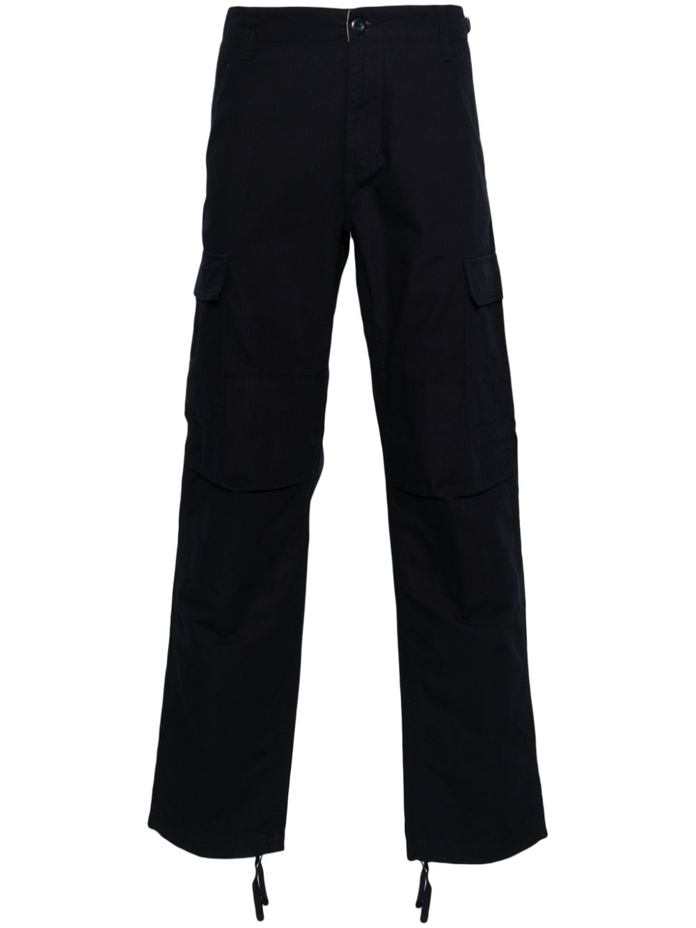 cotton tapered cargo trousers - 1