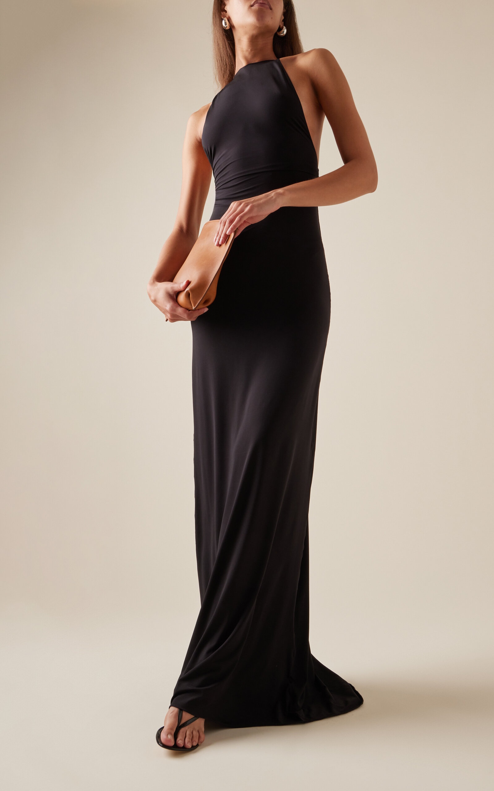 Sleeveless Maxi Dress black - 3