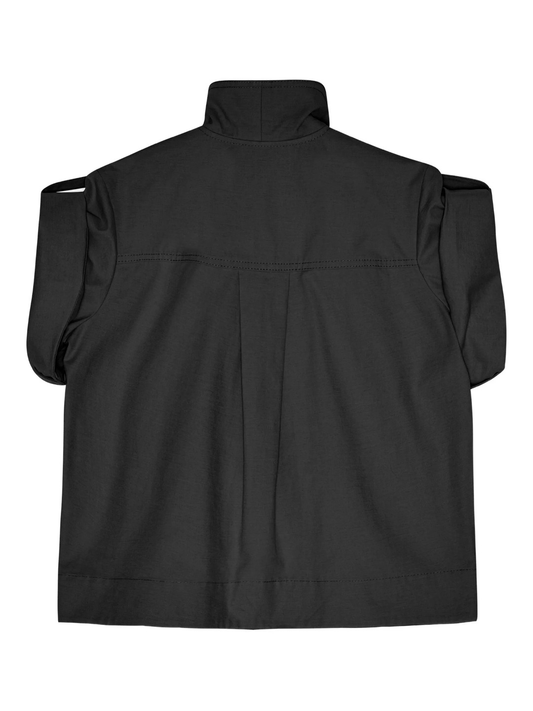 Stretch Cotton Cowl Neck Blouse - 5
