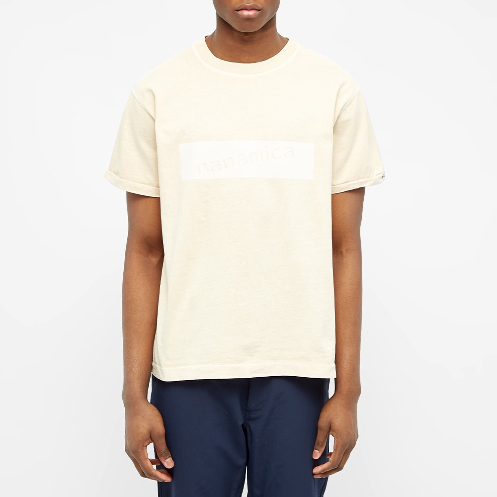 Nanamica Washed Logo Tee - 3