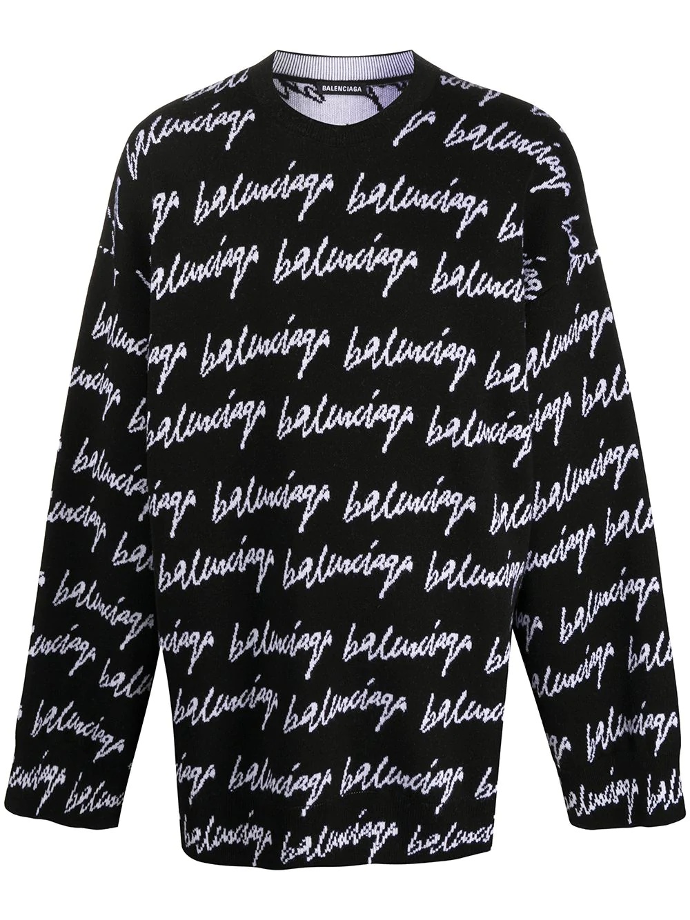 all-over logo jumper - 1